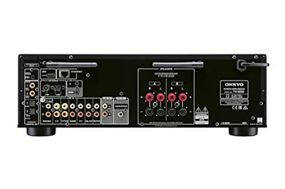 Onkyo TX-8250(B) stereo receiver (Hifi versterker 135 W/kanaal, Multiroom, WLAN, Bluetooth, Streaming, Muziekapps (Spotify, Tidal, Deezer), DAB+, Front USB/Audio in), zwart