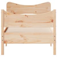 Bedframe zonder matras massief grenenhout 200x200 cm - thumbnail