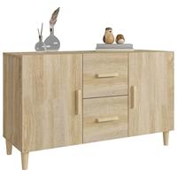 Dressoir 100x36x60 cm bewerkt hout sonoma eikenkleurig - thumbnail