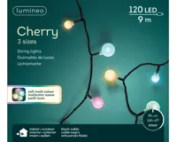 Lumineo cherry Ledverlichting 9m 120led soft multi colour - thumbnail