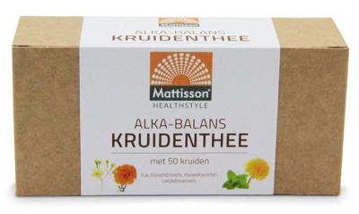 Mattisson Alkabalans zuur base kruidenthee 25 Zakjes
