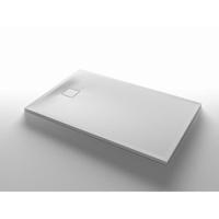 Nemo Stock Lapis 20 douchebak 160x90x4cm incl afdekplaatje in mineraalcomposiet effen structuur wit M08214A500 - thumbnail