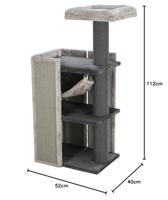 TRIXIE KRABPAAL ARIANNA GRIJS 52X40X112 CM - thumbnail