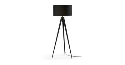 Kave Home Vloerlamp 'Iguazu', kleur zwart