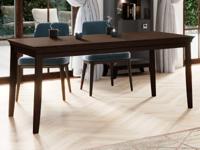 Verlengbare eettafel TIROSA 160>200>240 cm chocolade - thumbnail