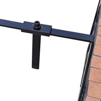 Balkontafel hangend mozaïek terracottakleurig - thumbnail