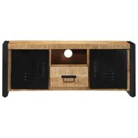 Tv-meubel 100x30x40 cm massief ruw mangohout - thumbnail