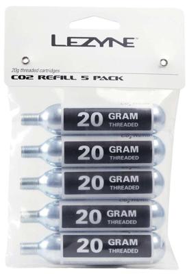 Lezyne co2 replacement cartridges 20g 5 pieces