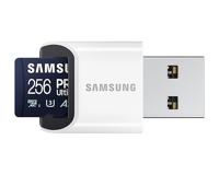 Samsung PRO Ultimate microSD-kaart 256 GB Class 3 UHS-I , v30 Video Speed Class, A2 Application Performance Class Incl. USB-kaartlezer - thumbnail