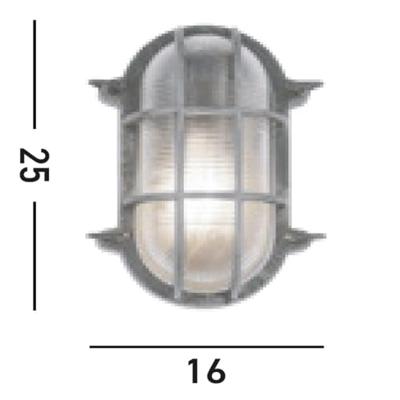 Searchlight Langwerpige bulls eyeBulkhead - 61402BS