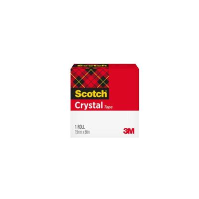 Plakband scotch crystal 600 19mmx66m transparant