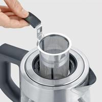 Severin WK3473 Waterkoker 1L 2200W Glas/RVS - thumbnail
