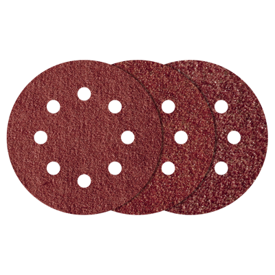 Wolfcraft Hechtschuurschijven | K80, K120, K240 | Ø125mm | 25 stuks - 2259100