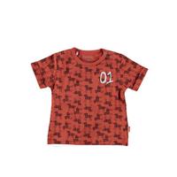 B.E.S.S T-shirt met dierenprint bruin - thumbnail