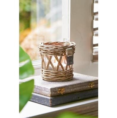 Rivièra Maison Windlicht 'Votive' Rotan en glas