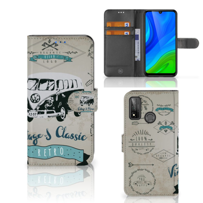 Huawei P Smart 2020 Telefoonhoesje met foto Retro VW Bus Huawei P Smart 2020 Telefoonhoesje met foto Retro VW Bus