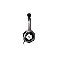 V7 Hoofdtelefoon Deluxe Stereo Jack ruisonderdrukking 1 8 m zwart/grijs HA520 - thumbnail