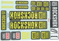 ROCKSHOX decor set decal set yellow - thumbnail