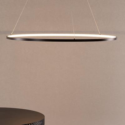 Nohr Hanglamp 'Isaias' Ring LED 100cm, kleur zwart Nohr Hanglamp 'Isaias' Ring LED 100cm, kleur zwart