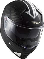 LS2 integraalhelm "ff811 vector ii splitter" helmet ff811 vect. ii spl. l bl/white - thumbnail