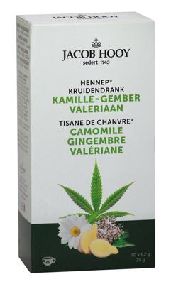 Jacob Hooy Hennep Kamille Gember Valeriaan Kruidendrank Jacob Hooy Hennep Kamille Gember Valeriaan Kruidendrank