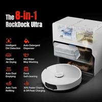 Roborock S8 MaxV Ultra Dweil- en zuigrobot Wit - thumbnail
