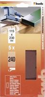 kwb 818924 Schuurpapier Korrelgrootte (num) 240 (l x b) 230 mm x 115 mm 5 stuk(s) - thumbnail