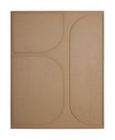 MUST Living Wanddecoratie 'Lorcan' Schors, 127 x 102cm, kleur Bruin - thumbnail