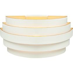 Highlight Design wandlampScudo wit met goud 25cm - W3641.00