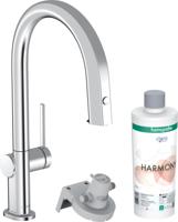 Hansgrohe Aqittura M91 Filter systeem 210, uittrekbare uitloop, starter set, chroom - thumbnail