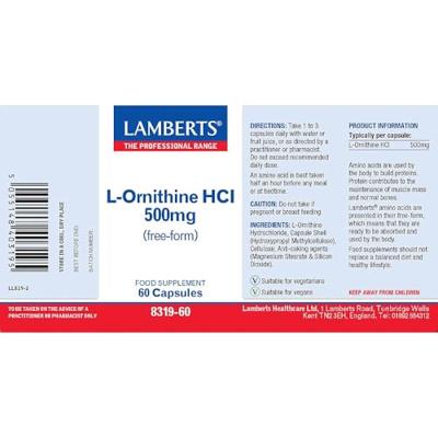 L-Ornithine HCl 500 mg - thumbnail
