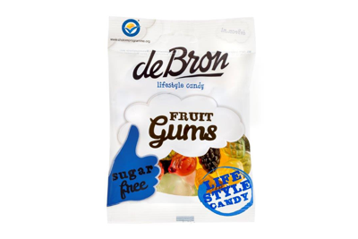 De Bron Fruit Gums Suikervrij De Bron Fruit Gums Suikervrij