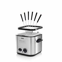 Princess 182611 Frituurpan 1.2 l 840 W 6 fonduevorkjes RVS (geborsteld) - thumbnail
