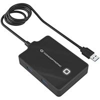 Conceptronic HUBBIES11BP interface hub USB 3.2 Gen 1 (3.1 Gen 1) Type-A 5000 Mbit/s Zwart - thumbnail