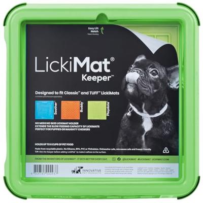 LickiMat® Likmatten-houder Indoor Keeper, groen LickiMat® Likmatten-houder Indoor Keeper, groen