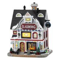 Glassworks 18x25x26 cm Kersthuisje LEMAX - Lemax - thumbnail