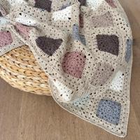 Haakpatroon Basic Linnen Blanket - thumbnail