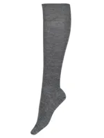 Kniekous wol heren - zwart - Hoge warme winter kniekous - thumbnail