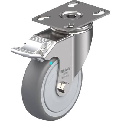 Blickle LKPXA-TPA 101KFD-FI Zwenkwiel met rem Wieldiameter: 100 mm Draagvermogen (max.): 110 kg 1 stuk(s)