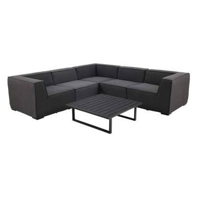 Liberty/Cuba Sunbrella loungeset - Sooty - 6-delig