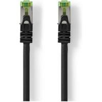 Nedis CCGP85420BK100 Cat7-kabel Pimf Rj45 Male Rj45 Male 10.0 M Snagless Rond Lszh Zwart Polybag - thumbnail