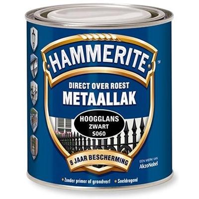 Hammerite Metaallak Direct over Roest Hoogglans - S018 Grijs