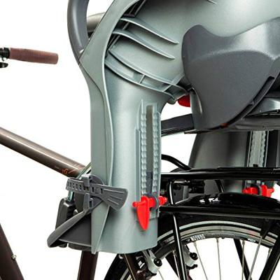 OK Baby fietszitje 10+ achter framebevestiging zwart/grijs