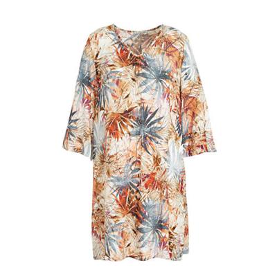 STUDIO jurk met all over print oranje/multi STUDIO jurk met all over print oranje/multi