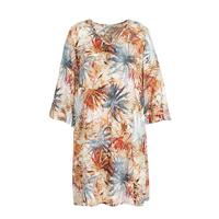 STUDIO jurk met all over print oranje/multi - thumbnail