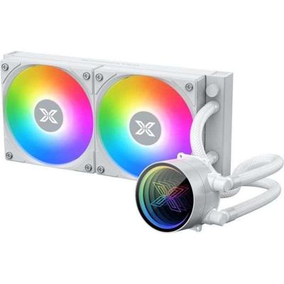 XIGMATEK - Fenix II 240 Arctic - AIO-waterkoeling - 120 mm ventilatoren - Wit ARGB Intel AMD - Wit