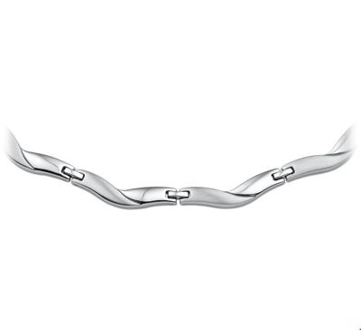 TFT Collier Staal poli/mat 7 mm x 42+3 cm