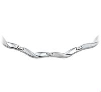 TFT Collier Staal poli/mat 7 mm x 42+3 cm - thumbnail