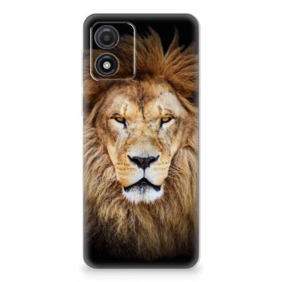 Motorola Moto E13 | TPU Hoesje | Leeuw