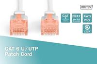 Digitus DK-1617-200 RJ45 Netwerkkabel, patchkabel CAT 6 U/UTP 20.00 m Grijs Vlambestendig, Halogeenvrij, Rond, Verdraaide paren, Onafgeschermd 1 stuk(s) - thumbnail